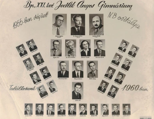 1955. évben ballagott B osztály