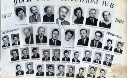 1961. évben ballagott B osztály