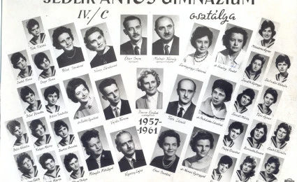 1961. évben ballagott C osztály