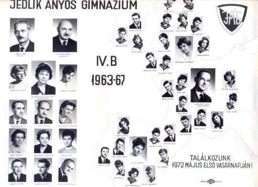 1967. évben ballagott B osztály