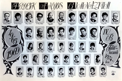1969. évben ballagott B osztály