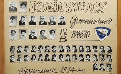 1970. évben ballagott B osztály