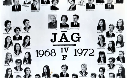1972. évben ballagott F osztály