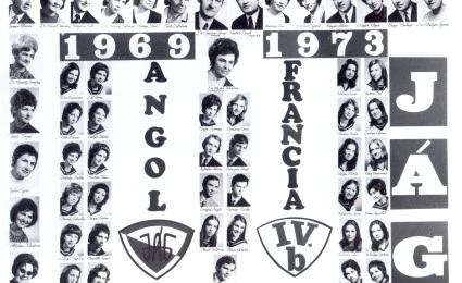 1973. évben ballagott B osztály