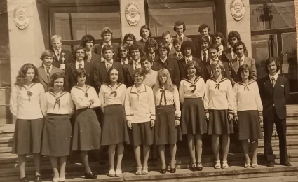 1976. évben ballagott C osztály