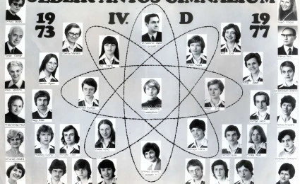 1977. évben ballagott D osztály
