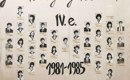 1985. évben ballagott E osztály