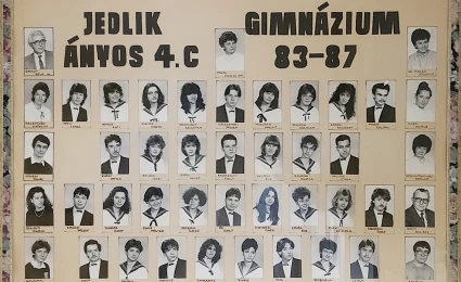 1987. évben ballagott C osztály